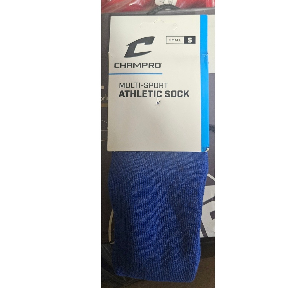 Champro Multi-Sport Athletic Sock, Royal Blue, Small Soccer Baseball
